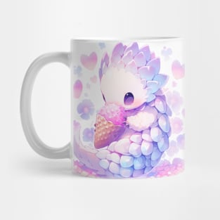 Pangolin Eating Ice Cream Cone Mug